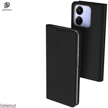 Dux Ducis Skin Pro dirbtinės odos dėklas - juodas (Xiaomi Redmi 13C/Redmi 13C 5G/Poco C65) Dux Ducis Skin Pro dirbtinės odos dėklas - juodas (Xiaomi Redmi 13C/Redmi 13C 5G/Poco C65)
